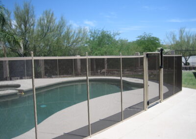 black and tan with gate